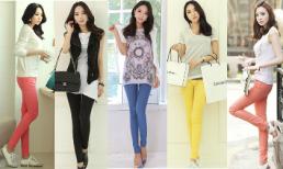 Rạng rỡ cả tuần với những biến hóa của quần ôm 