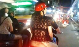 Thiếu nữ Hà thành khoe da thịt với thời trang 'trong suốt' 