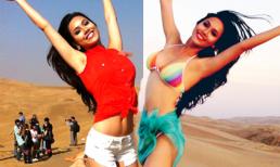 Nhật ký Miss World 2012: Hoàng My mặc bikini 'nóng bỏng' giữa sa mạc