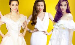 Diện váy trắng tinh khôi và sang trọng như Hồ Ngọc Hà