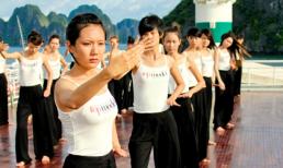 Thí sinh Next Top Model "đấu" thái cực quyền vào sáng sớm