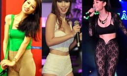 Những chiếc quần bó chẽn gây “nhức mắt” của mỹ nhân Việt