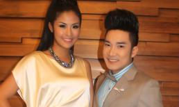 Hoa hậu Ngọc Hân rủ Quang Hà đi dự tiệc