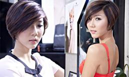 "Theo chân" Ngọc Quyên đi làm mới kiểu đầu ấn tượng