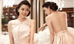 Ngắm Hoàng Tiểu Lôi khoe lưng trần nuột nà