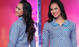 Vương Thu Phương diện đồ ngủ tự tin lướt sàn catwalk