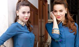 "Chộp nhanh" nhan sắc không tỳ vết của Hà Hồ