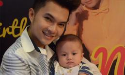 Nam Cường lần đầu khoe con trai