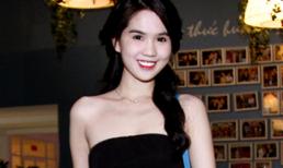 Ngọc Trinh mặc cúp ngực khoe vai trần, da trắng ngần