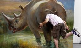 Tranh "tương tác" 3D mê hoặc giới trẻ