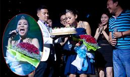 Thu Minh xinh đẹp như công chúa trong đêm nhạc mừng sinh nhật