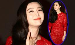 Phạm Băng Băng quyến rũ với váy ren đỏ nổi bật