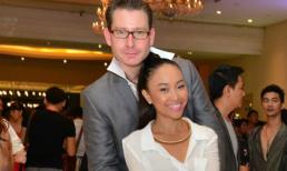 Đoan Trang đẹp rạng rỡ cùng chồng đi xem thời trang 