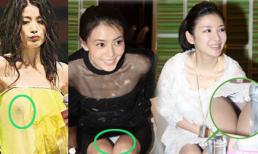 Sao muốn 'độn thổ' vì khoảnh khắc hớ hênh