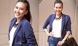 Dương Mỹ Linh kín đáo nhưng vẫn quyến rũ