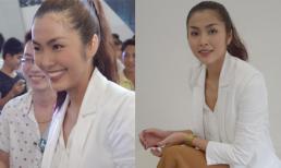 "Ngọc nữ" Hà Tăng ngượng ngùng "giấu" nhẫn đính hôn