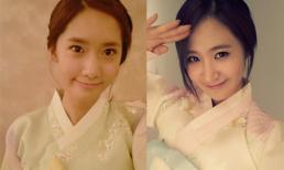 SNSD duyên dáng trong hanbok đón Tết trung thu