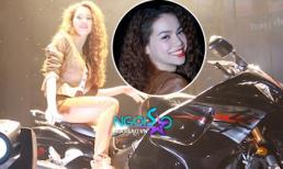 Hà Hồ "cưỡi" siêu moto, diện đồ da bó khoe trọn vòng 3 gợi cảm