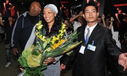 Hình ảnh đầu tiên của Monica và OKmato's tại sân bay Nội Bài