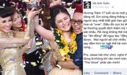 Sao Vpop chúc mừng chiến thắng Hương Tràm 
