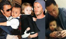 Khoảnh khắc cha con đáng yêu của các ông bố nổi tiếng 