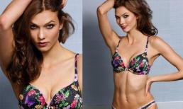 Nữ hoàng sàn catwalk khoe dáng với nội y