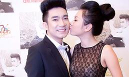 Quang Hà tình tứ cùng người yêu trong buổi ra mắt album mới