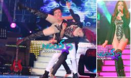 "Giật thót" nhìn Hương Giang Idol xoay người táo bạo trên sân khấu