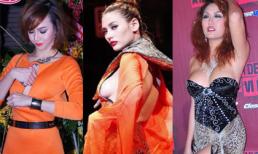 Top mỹ nhân bất cẩn váy áo nhất Vbiz