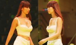 Hà Anh gây 'bỏng mắt' trên sàn tập