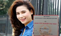 Diễn viên Quỳnh Hoa hào hứng khoe bằng tốt nghiệp đại học