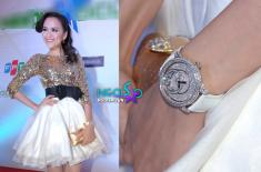 Diễm Hương "khoe" đồng hồ kim cương trị giá 5 tỷ tại sự kiện