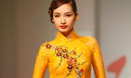 Trúc Diễm đẹp nền nã với áo dài “Sắc hoa xuân” 