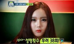 "Sốc" với những cô gái phẫu thuật thẩm mỹ gần 40 lần/năm