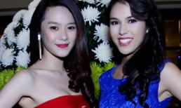 Cặp đôi Á hậu Thu Mây và Linh Chi 'đọ' da trắng ngần như tuyết