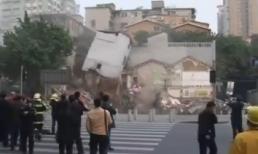 Tòa nhà sập vì hố tử thần tại Quảng Châu