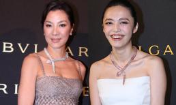 Diêu Thần và Dương Tử Quỳnh lại "đụng" trang sức rắn 