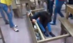 Hà Nội: Nữ sinh đánh bạn học dã man ngay trong lớp