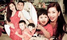 Vợ chồng Quý bà Thu Hương hạnh phúc trong ngày sinh nhật con trai