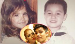 Andrea tung ảnh "khi xưa ta bé" cùng Baggio