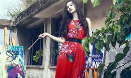 Siêu mẫu Ngọc Oanh hóa nàng họa sĩ quyến rũ