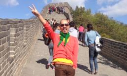 NTK Đức Hùng hồn nhiên, tươi trẻ ở Vạn Lý Trường Thành