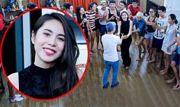 Thủy Tiên đến thăm thí sinh Next Top, khiêu vũ cùng Nam Trung