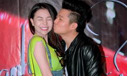 Trà Ngọc Hằng bối rối vì bị Lâm Vũ "cưỡng hôn"