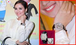 Diễm Hương đeo đồng hồ nạm kim cương hơn 5 tỷ 