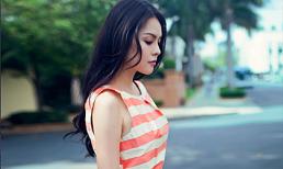 Dương Cẩm Lynh dịu dàng dạo phố thu