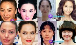 "Giật mình" khi sao lột lớp "mặt nạ" trang điểm (P3)