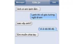 Tin nhắn chế: Anh ơi em lạnh