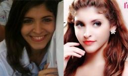 Mặt mộc xấu - đẹp của các hot girl Việt