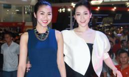 "Ngọc nữ" Hà Tăng - Linh Nga gây "náo loạn" sự kiện